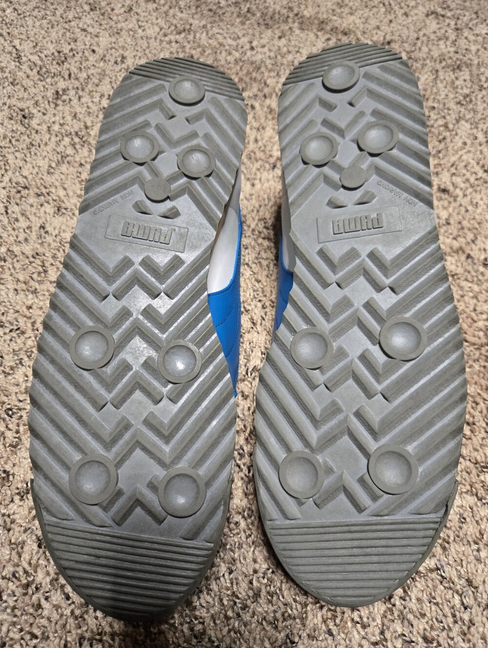 *Size 12* Puma Roma* White w/Blue Logo* - Picture 6 of 8